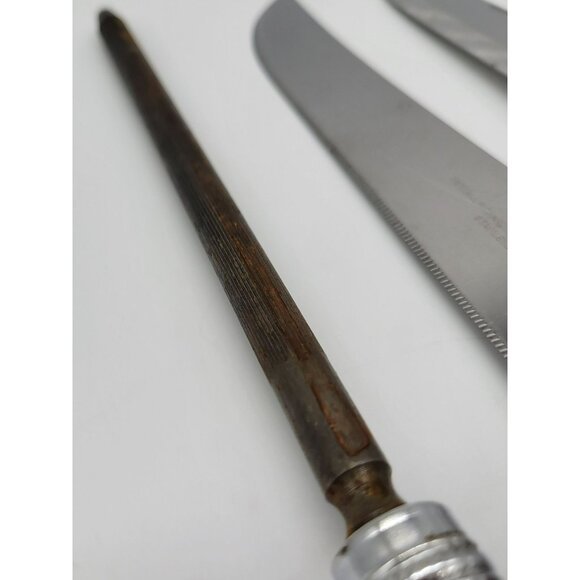 Bakelite Handle Knives Sharpener Fork 8 Pcs Misc. Stainless Blades - Picture 10 of 16